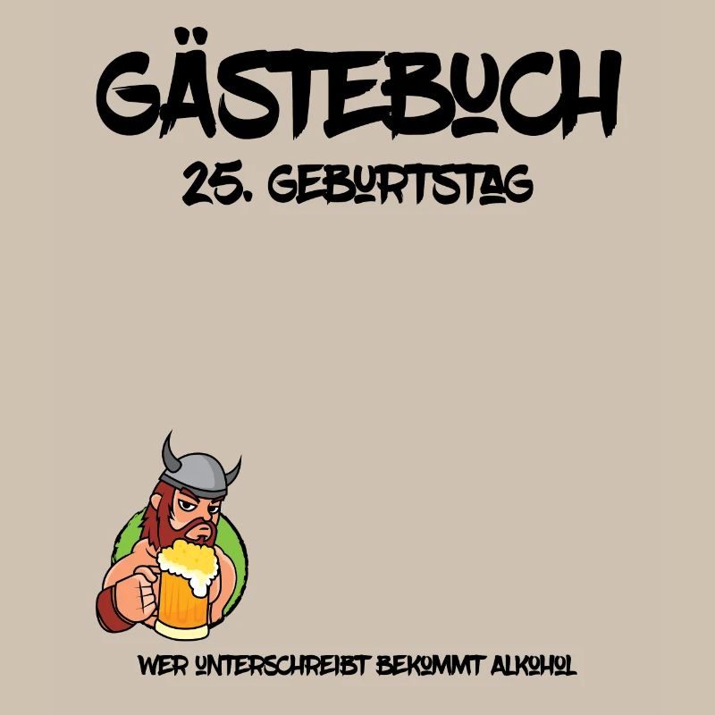 25. Geburtstag | Gästebuch Design