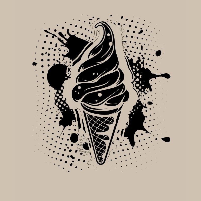 Cornet de crème glacée