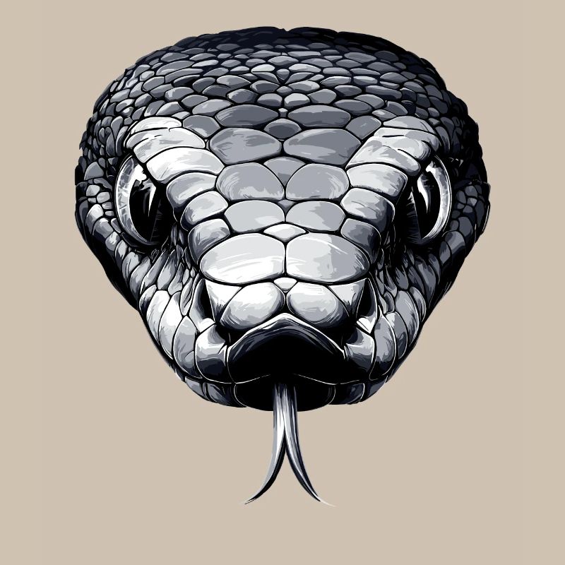 Serpent Python Cobra Mamba Serpent à sonnettes Serpent