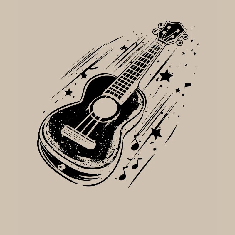 Ukulele Drawing