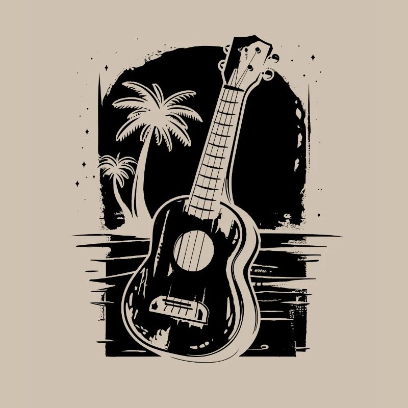 Ukulele Drawing