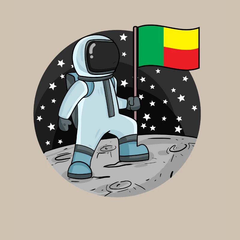 Drapeau astronaute Bénin