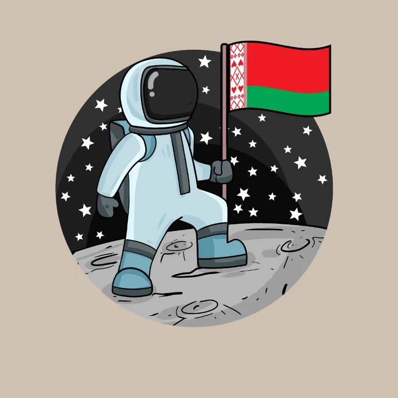 Drapeau astronaute Biélorussie