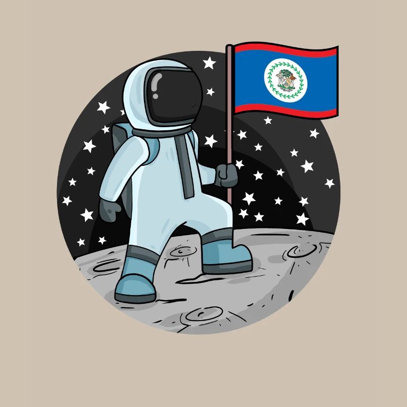 Drapeau astronaute Belize