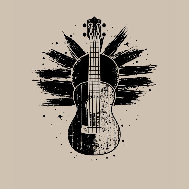 Ukulele Drawing