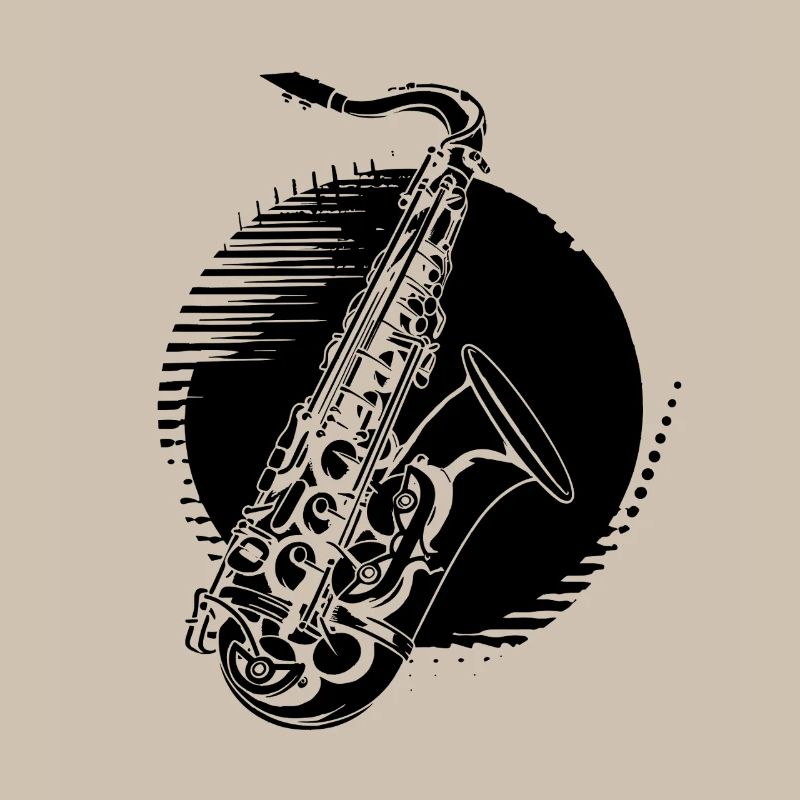 Saxophone Drawing