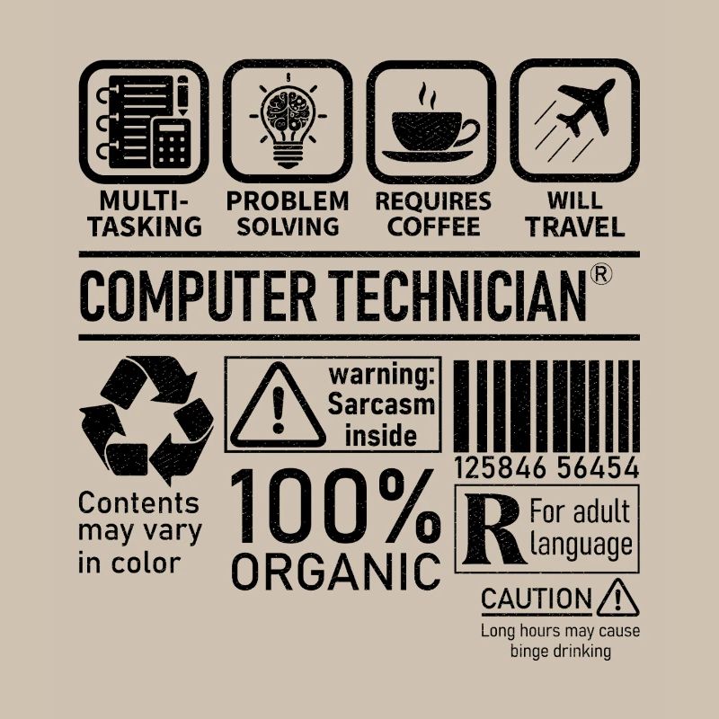 Technicien en informatique multitâche résolution de problèmes