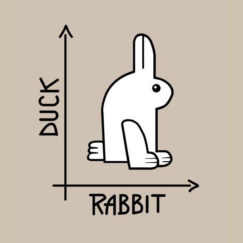 Duck or rabbit Optical Illusion
