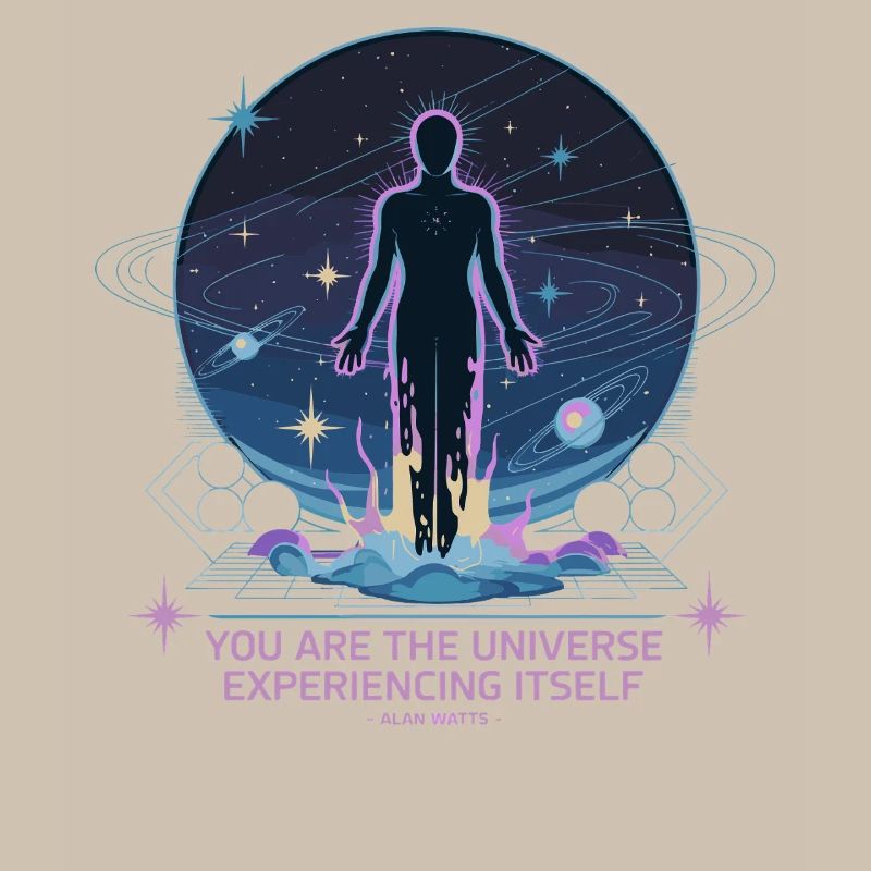 Être céleste | Alan Watts Citation Conception