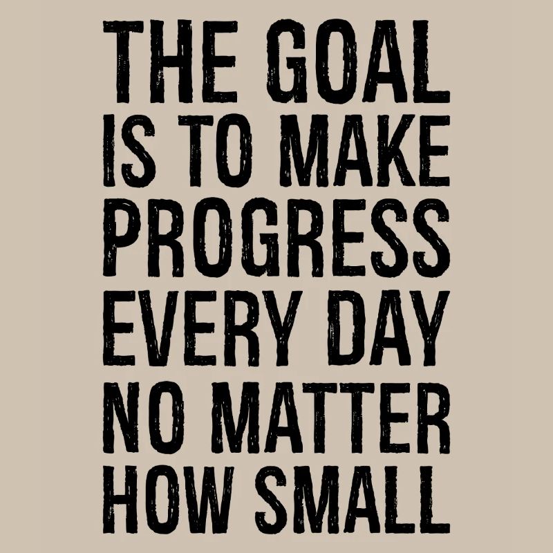 L’objectif est de progresser tous les jours, peu importe