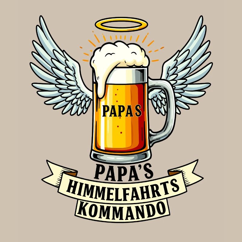 Papas Himmelfahrtskommando - Vatertags Bier Design