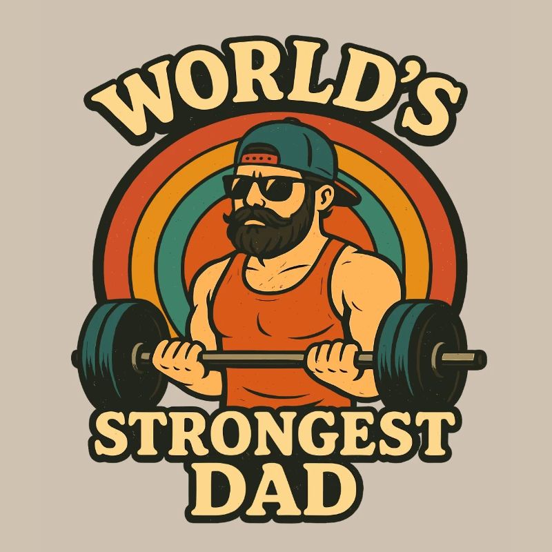 World's Strongest Dad Workout Training Gym