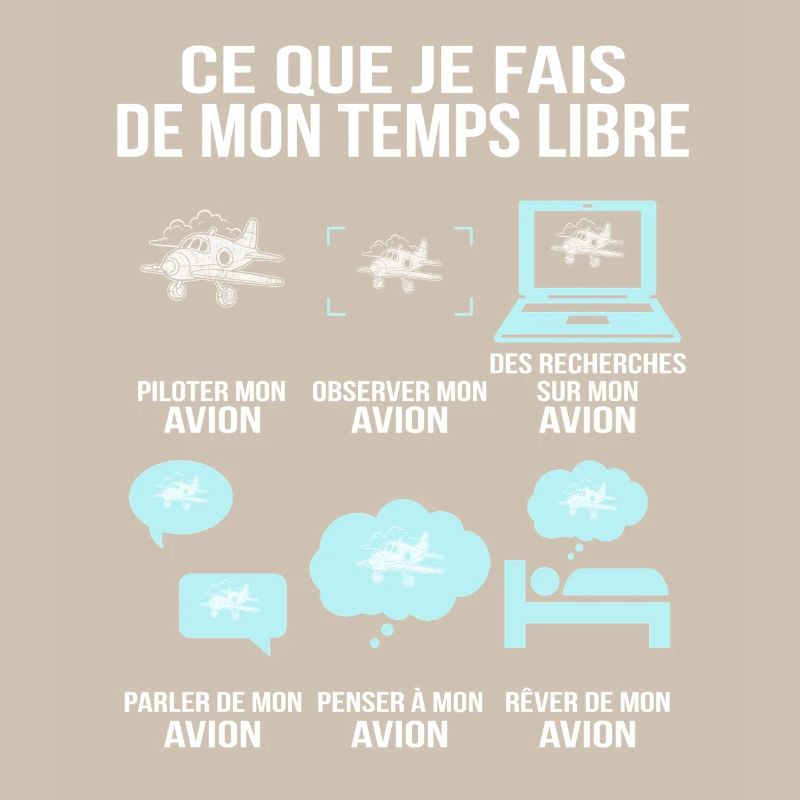 Ce que je fais de mon temps libre Passion Avion 