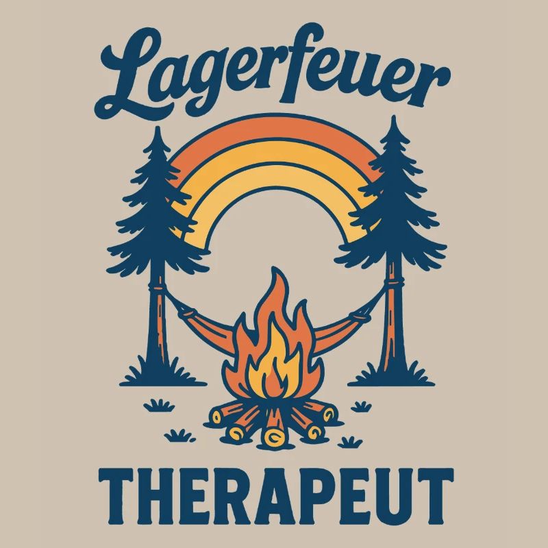 Campfire Therapist Camper Design pour le camping
