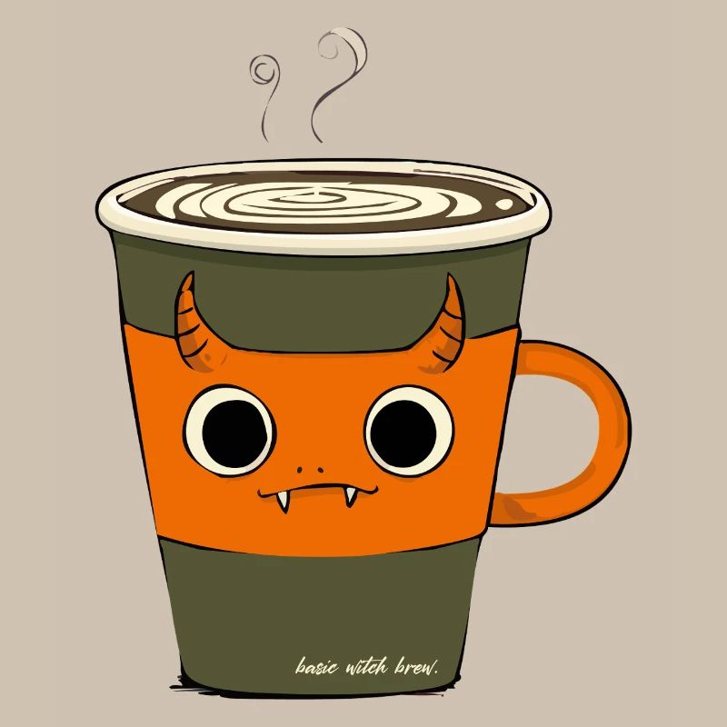 Breuvage de sorcière de base | Tasse à café drôle de démon