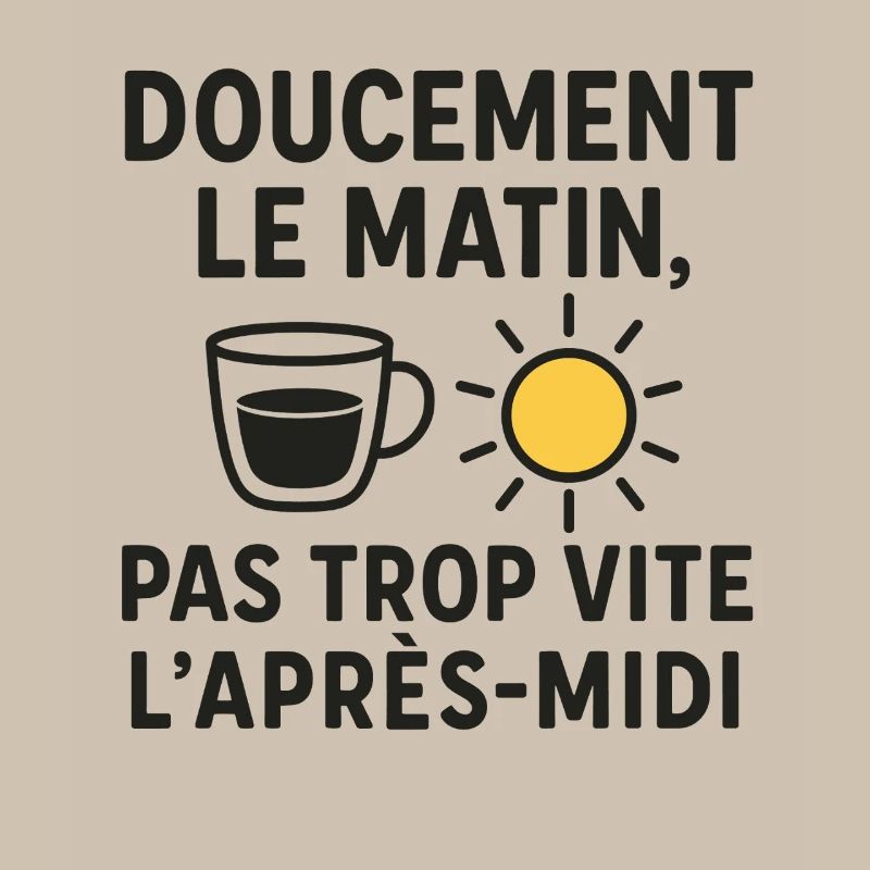Doucement le Matin, Pas Trop Vite l’Après-Midi