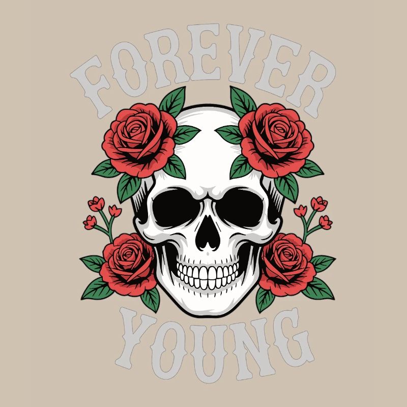 Forever Young Skull Rosen