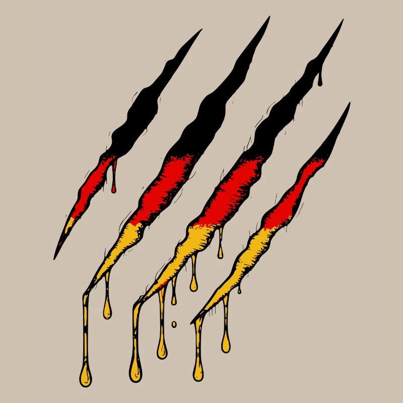 Patriotic Germany Scratch Marks