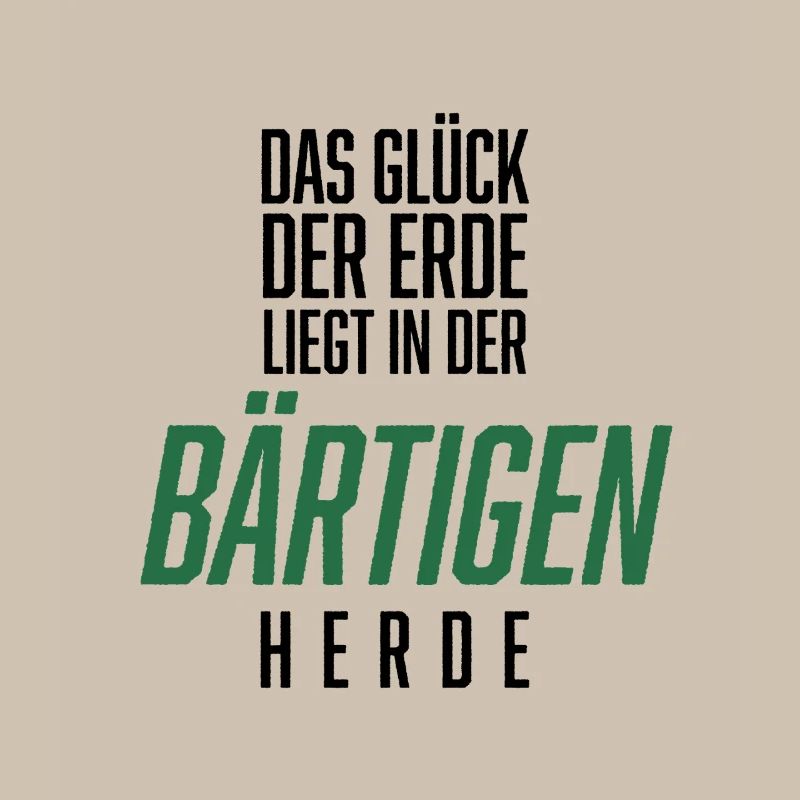 Bart, Bartträger, Lustiger Spruch, Bärtige Herde