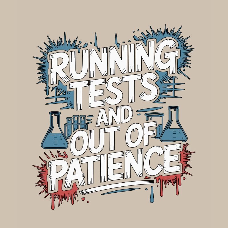 Lab Technician Running Tests And Laboratory Work