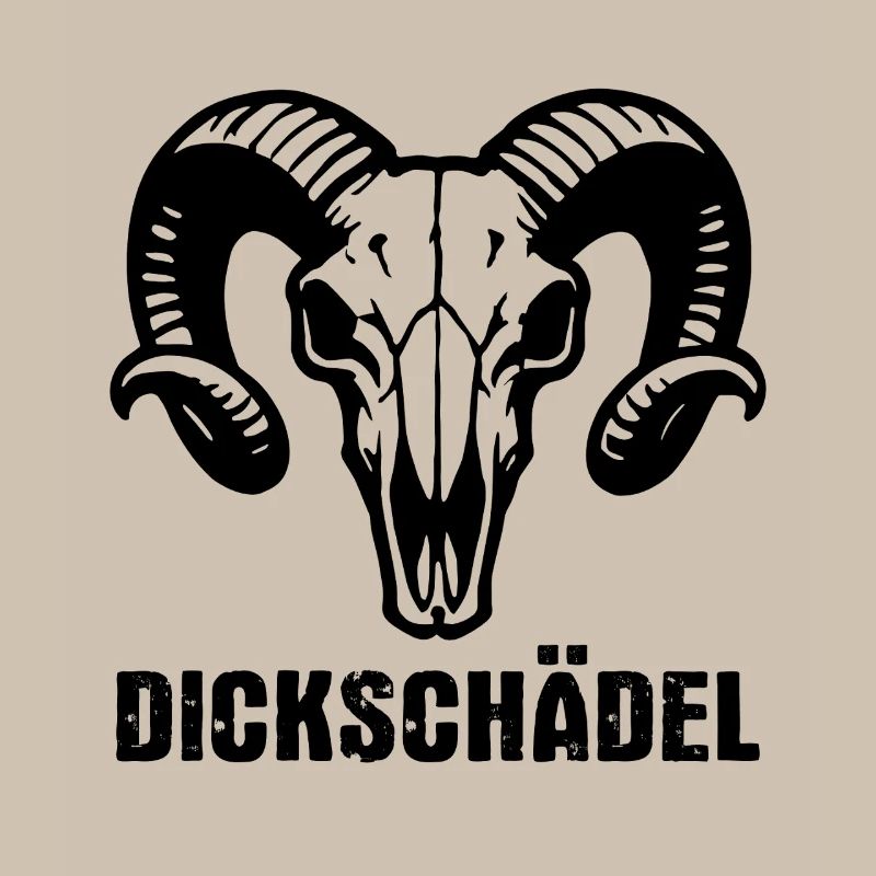 Ram's Head Skull with Horns - Thick Skull