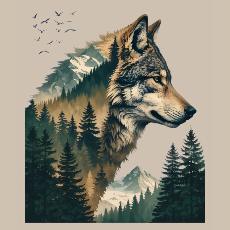 Waldwolf Double Exposition