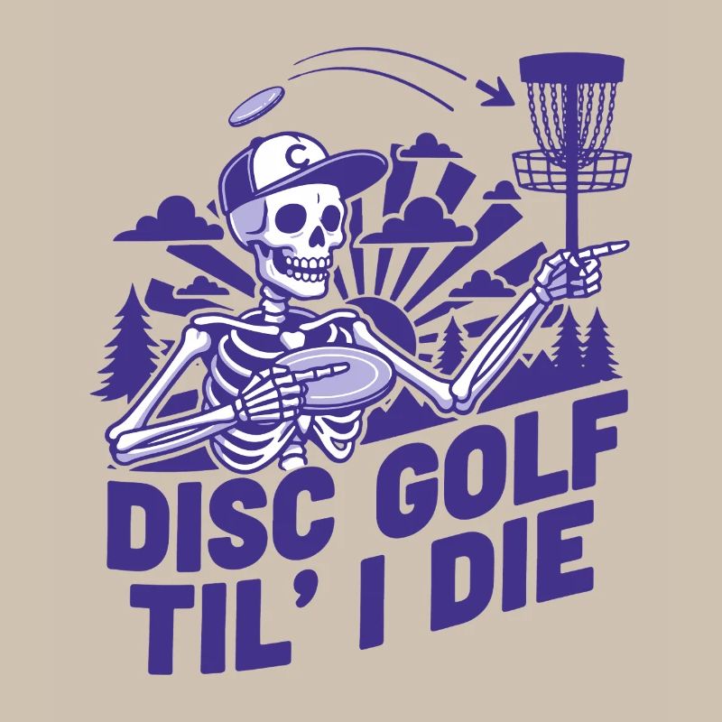 Disc Golf jusqu’à la mort Disc Golfer Drôle Disc Disc Flying Disc