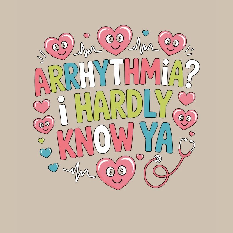 Cardiac Tech Arrhythmia I Hardly Know Echo Tech