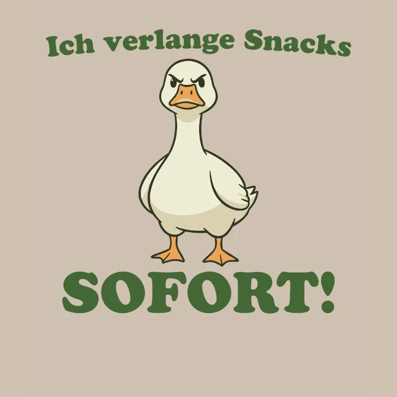 Angry Goose: I demand snacks NOW!