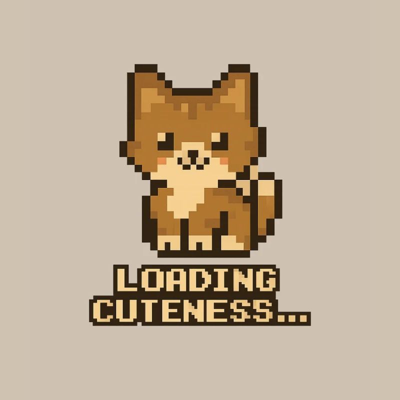 Pixel Puppy Loading Cuteness
