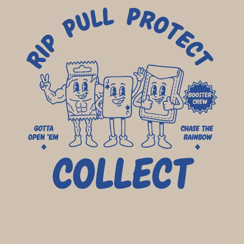 Rip Pull Protect Collect Trading Card Booster Crew