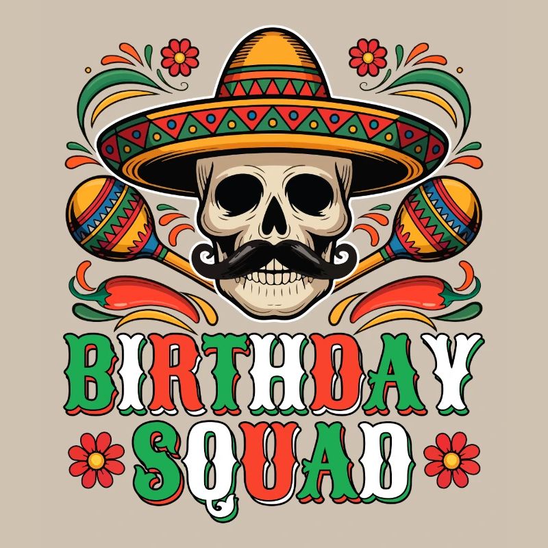 Birthday Squad Cinco De Mayo Mexican Kid