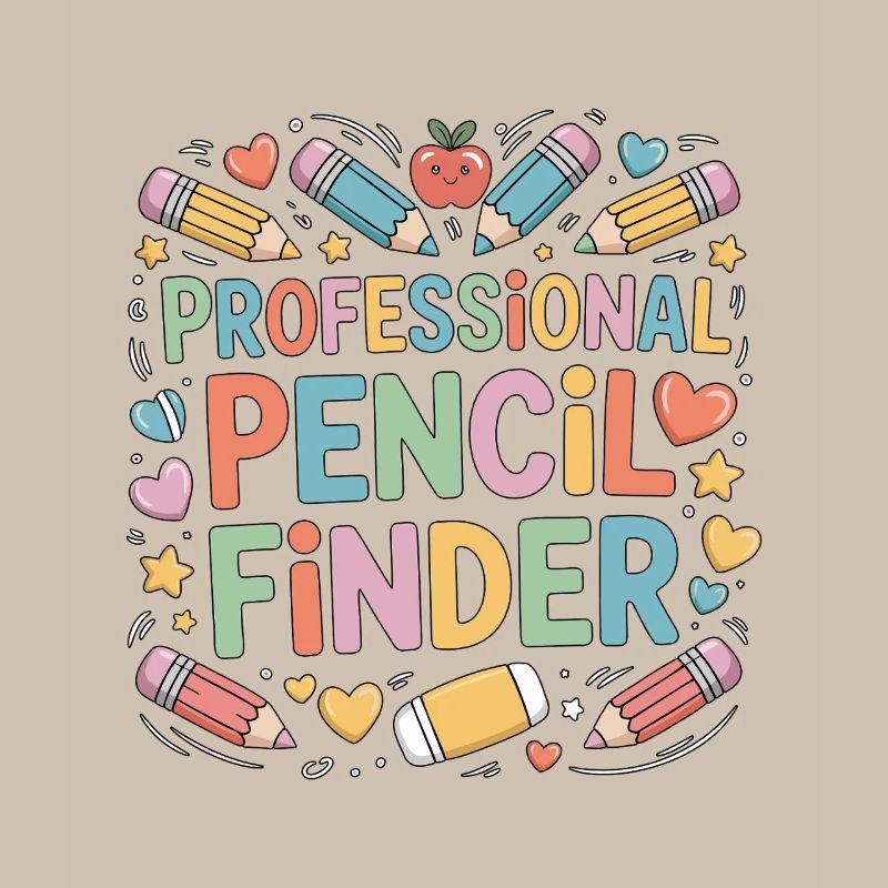 Elementary Teacher Professional Pencil Educator