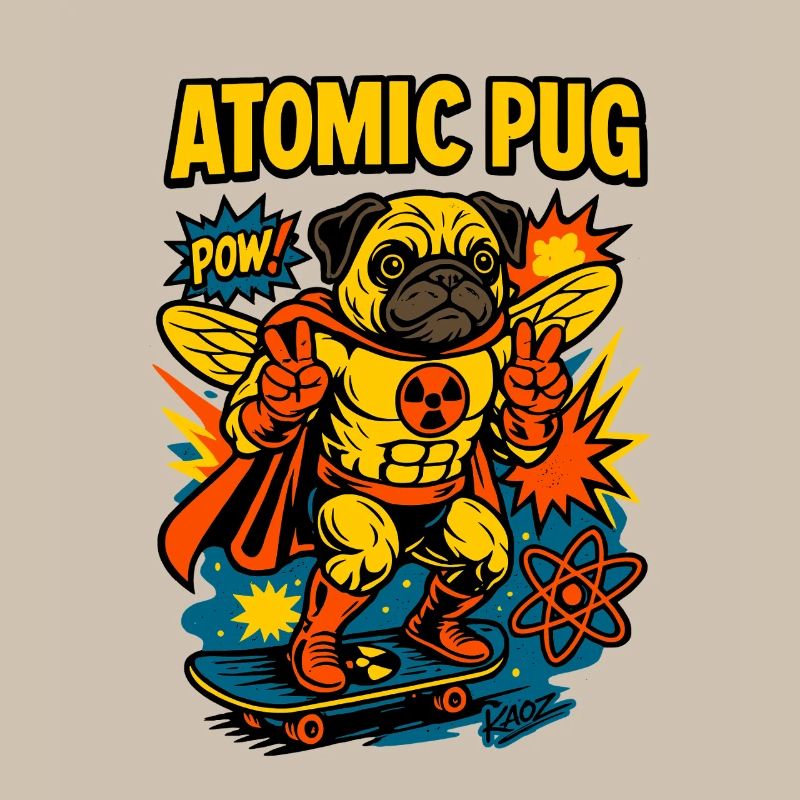Atomic Pug Hero on Board