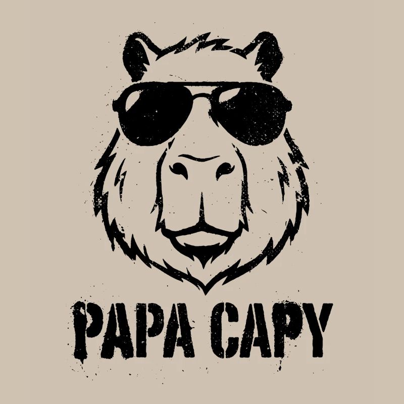 Papa Capy - Capybara Vatertag