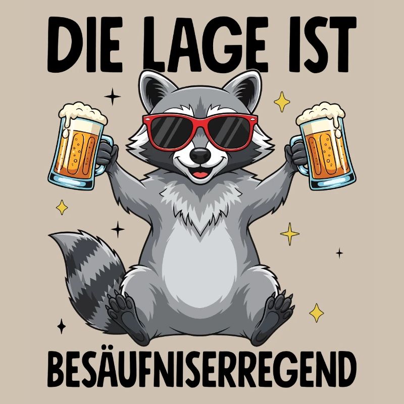 Die Lage Ist Besäufniserregend mit Waschbär