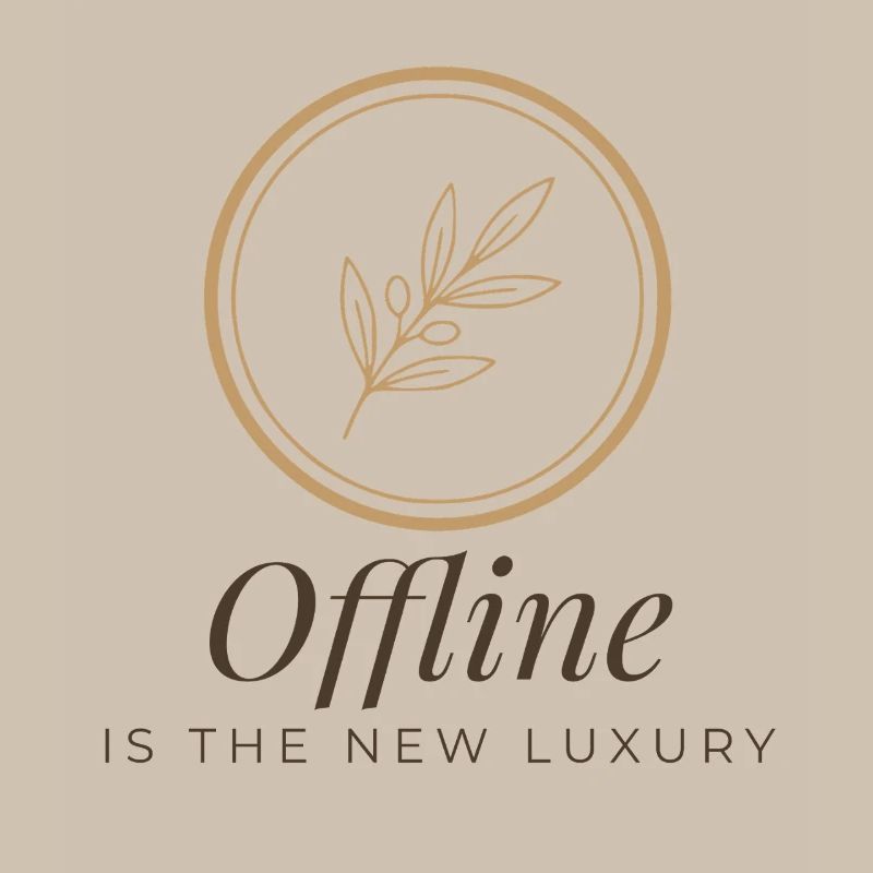 Offline Is The New Luxury Tee