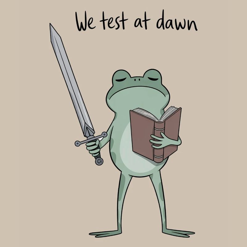 Dawnbound Frog Knight liest