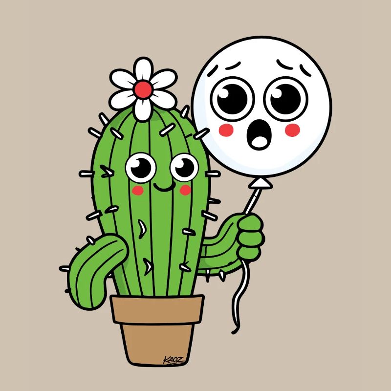 Cactus Buddy und Balloon Ghost