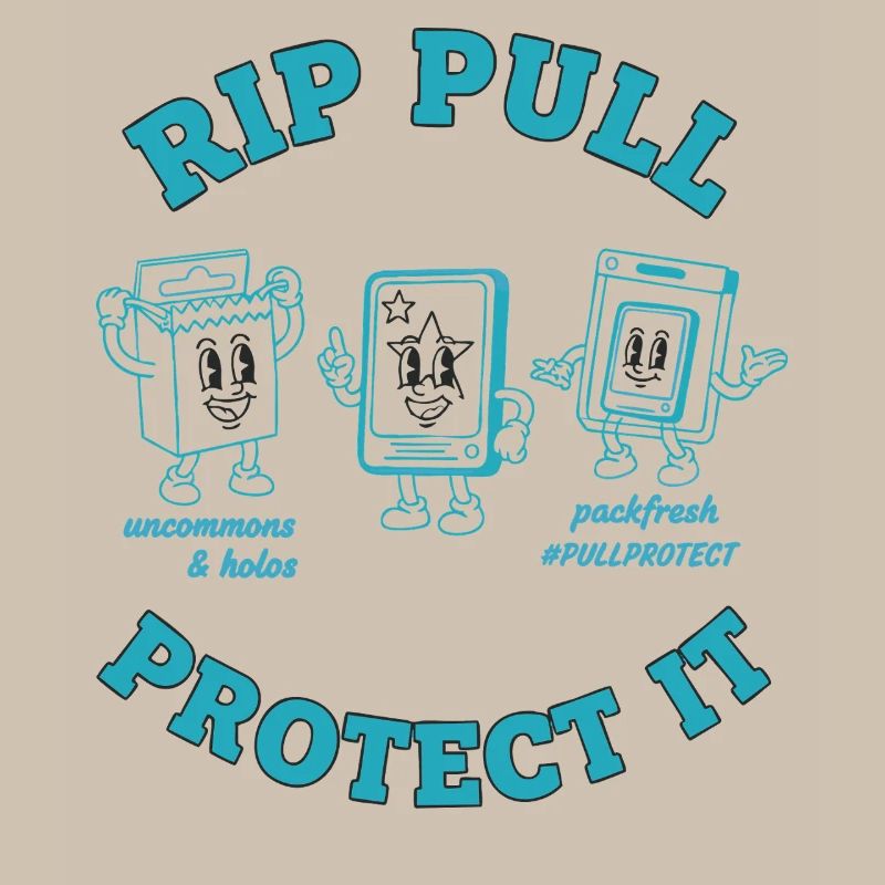 Collection de cartes à collectionner Rip Pull Protect It