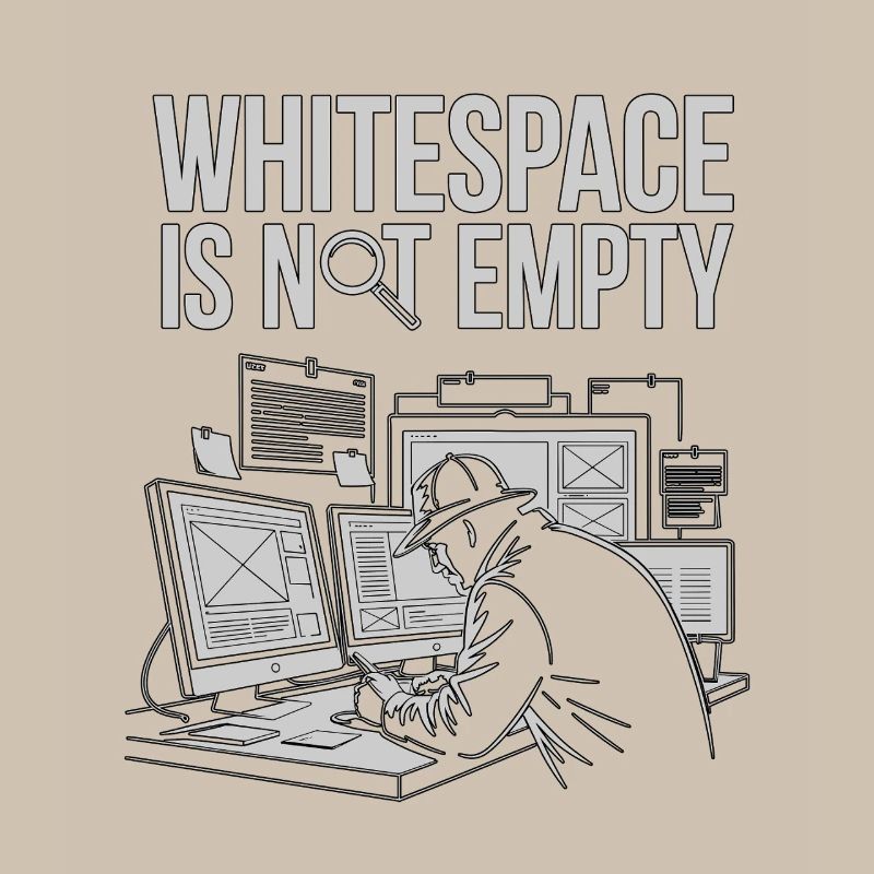 L’espace blanc pour les designers UX/UI n’est pas un design web vide