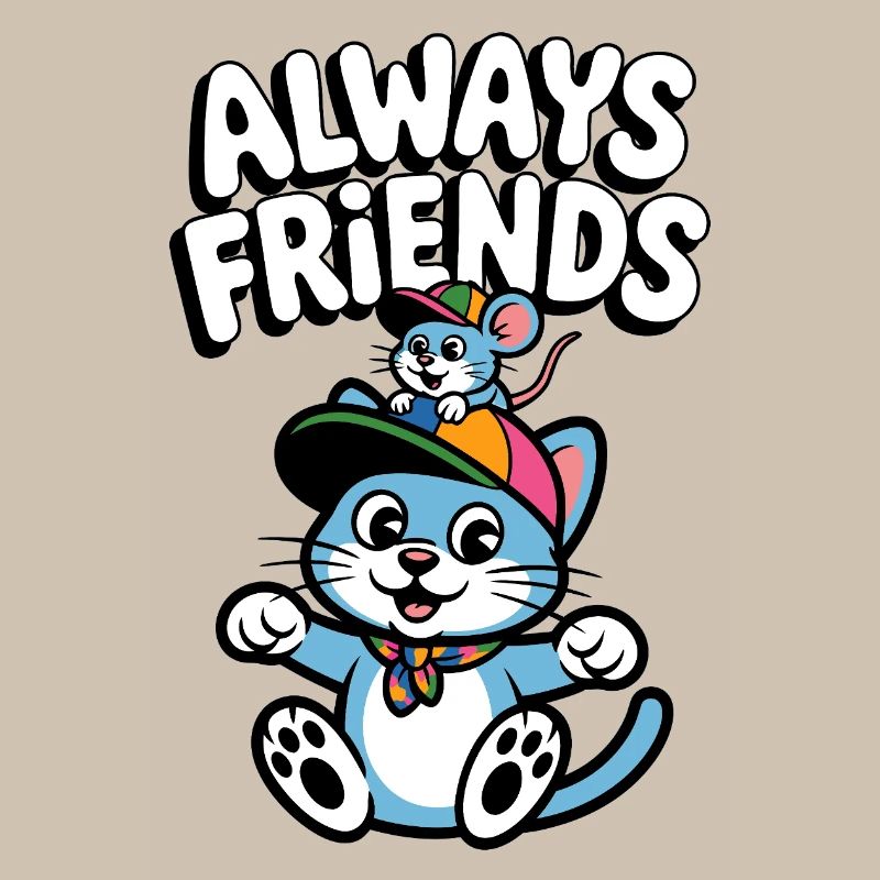 Amitié du chat et de la souris