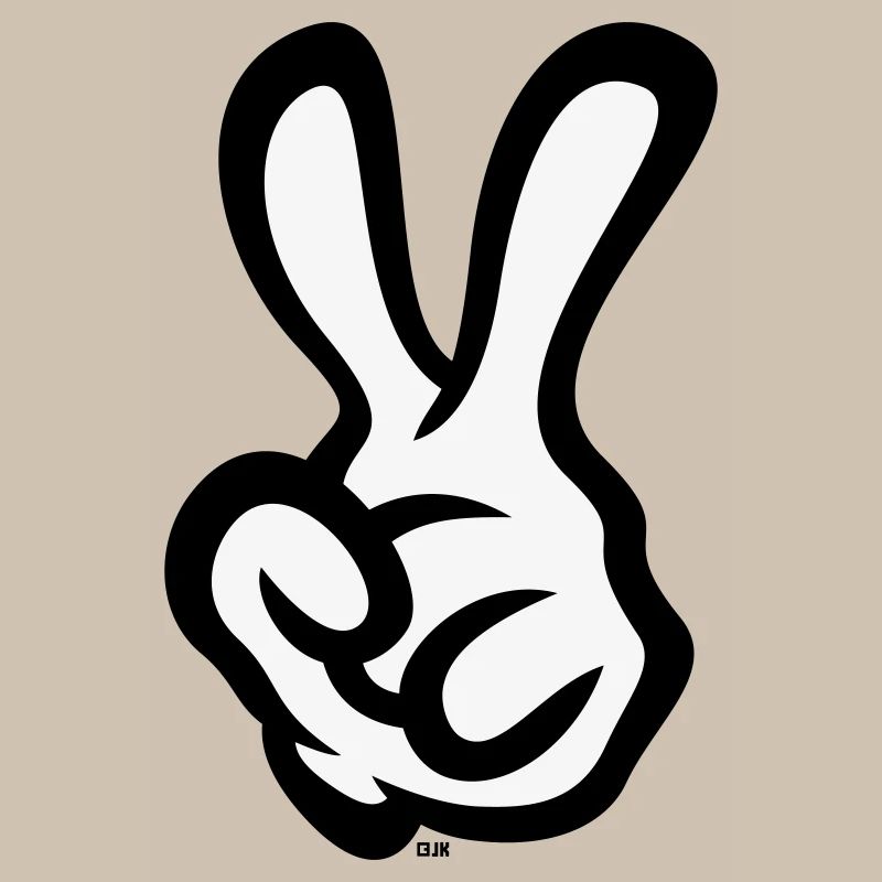 Victory Hand Sign (Left Hand / POS / 2C)