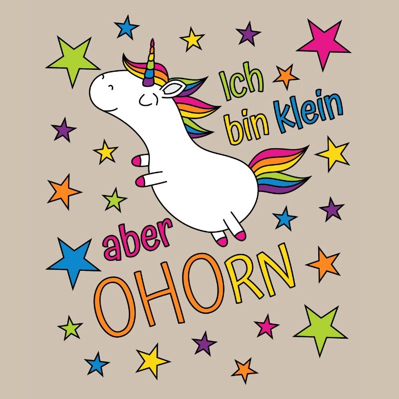 Einhorn Ich bin klein aber ohorn - klein aber oho