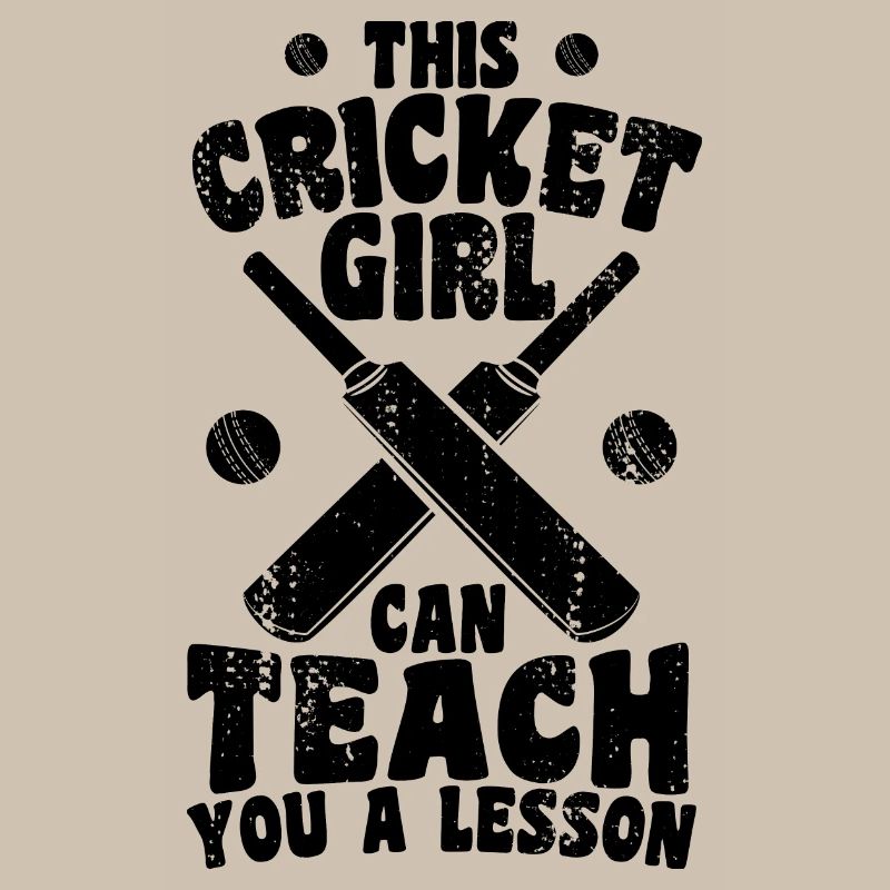 Cricket Mädchen erteilt dir eine Lektion