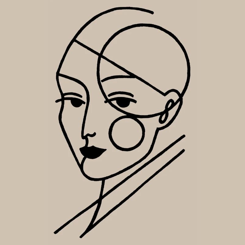 Black Geometric Human