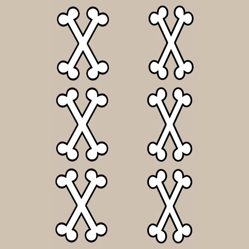 Zahl 11 Knochen