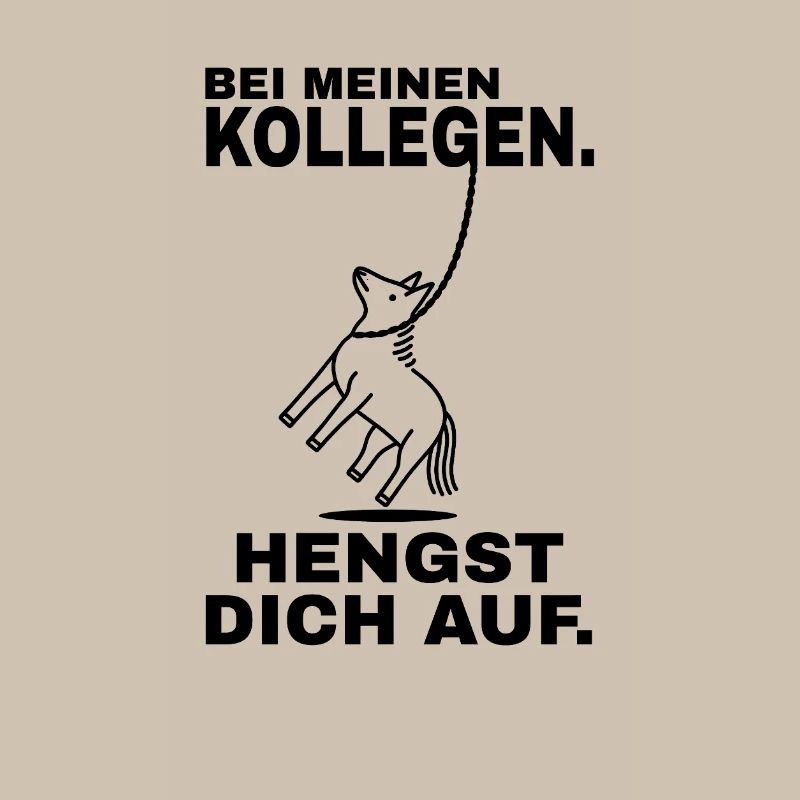 Hengst dich auf - Schwarzer Text
