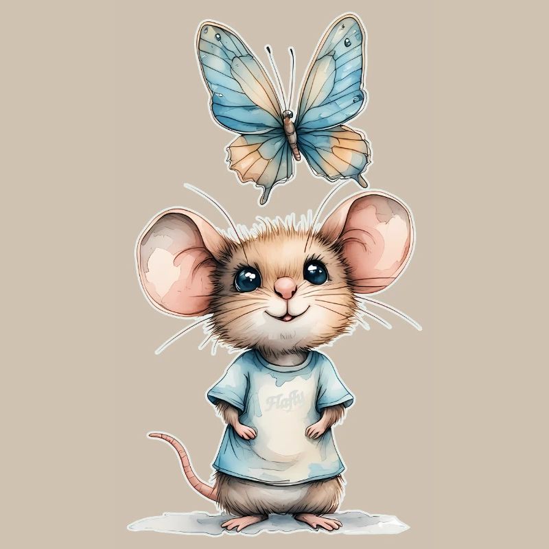 Whispers between the mouse and the butterfly 🐭 🦋