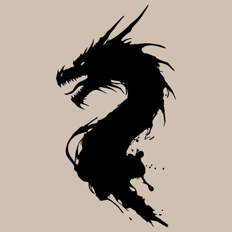 Schwarzer Drachen